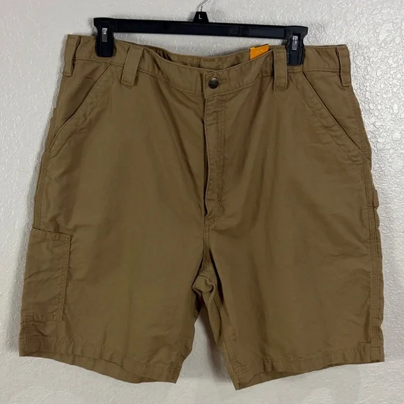 Carhartt Men’s Khaki/Tan Cargo Work Shorts,Size 42 ,Loose Fit Canvas - Picture 3 of 17
